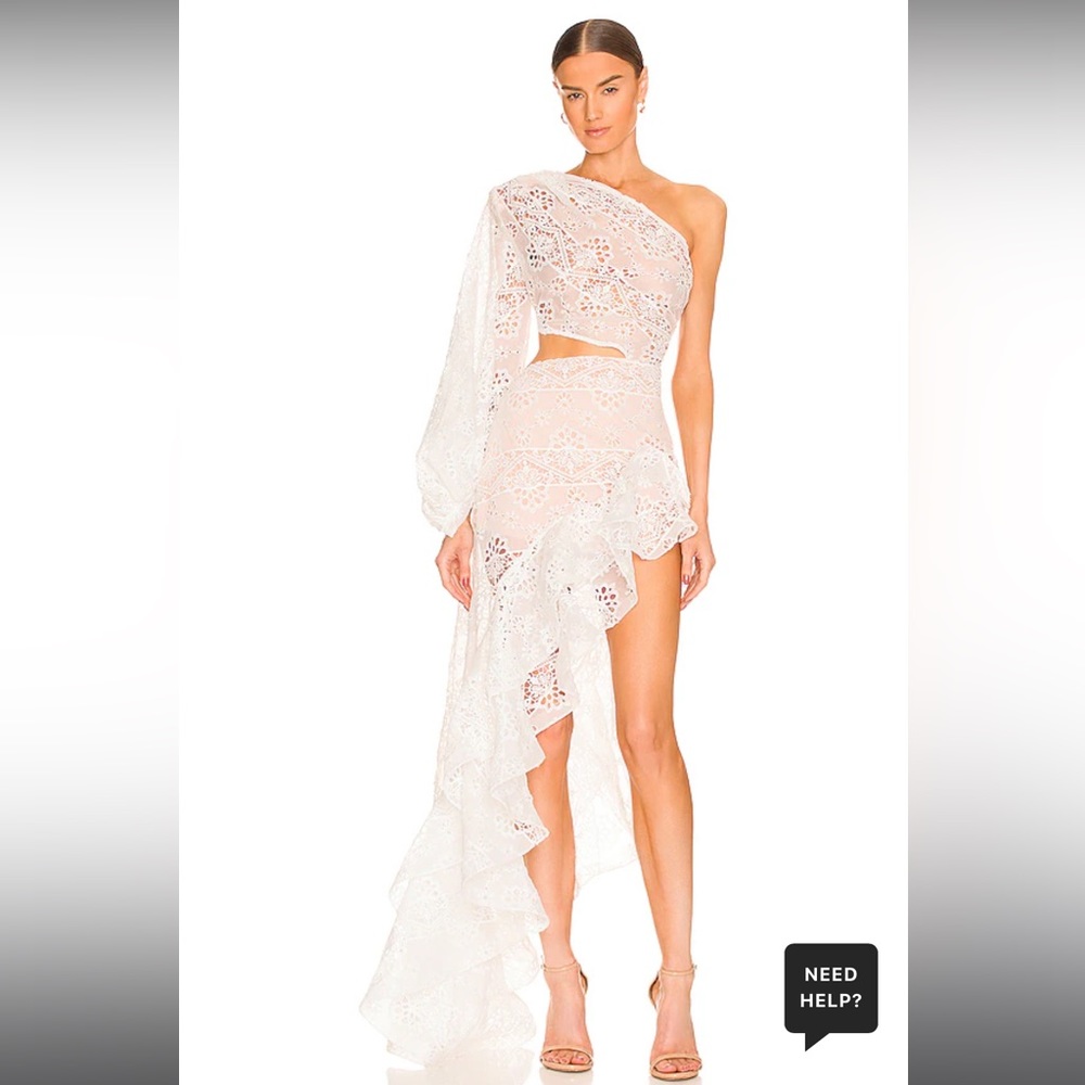 Bronx and Banco Adele Gown in White